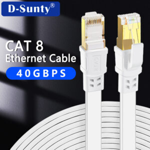 Cabo ethernet lan, cabo de rede rj45, cabo de remendo blindado, 5m, 10m, 15m, para modem e roteador