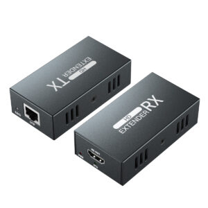 Hdmi sobre o divisor tx da extensão do ethernet 50m hdmi/rx sobre o único cabo do extensor de cat6 rj45 até 197 pés com 1080p 3d ht202p
