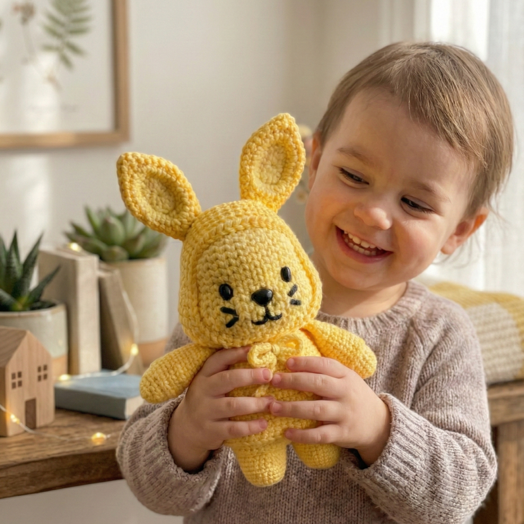 Coelhinho Fofo Articulado Impresso em 3D | Presente Encantador - Imagem 3