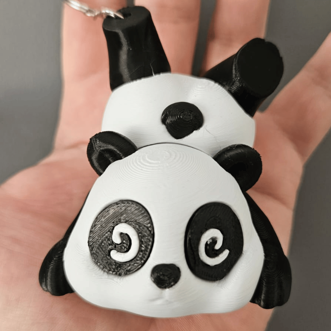 Kit Chaveiros Panda Coleção Completa Impresso em 3D | Todos os Modelos - Imagem 4