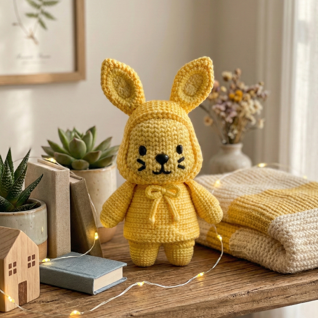 Coelhinho Fofo Articulado Impresso em 3D | Presente Encantador - Imagem 2