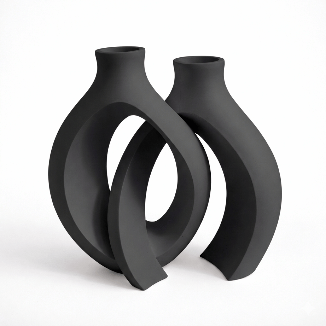 Vaso Decorativo Escultura Moderna – Design Minimalista - Imagem 4