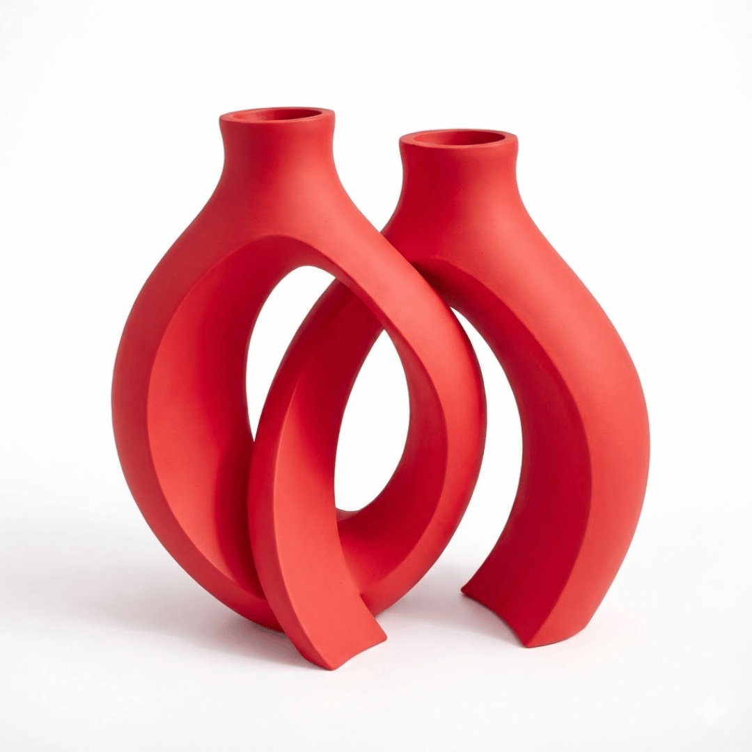 Vaso Decorativo Escultura Moderna – Design Minimalista - Imagem 6