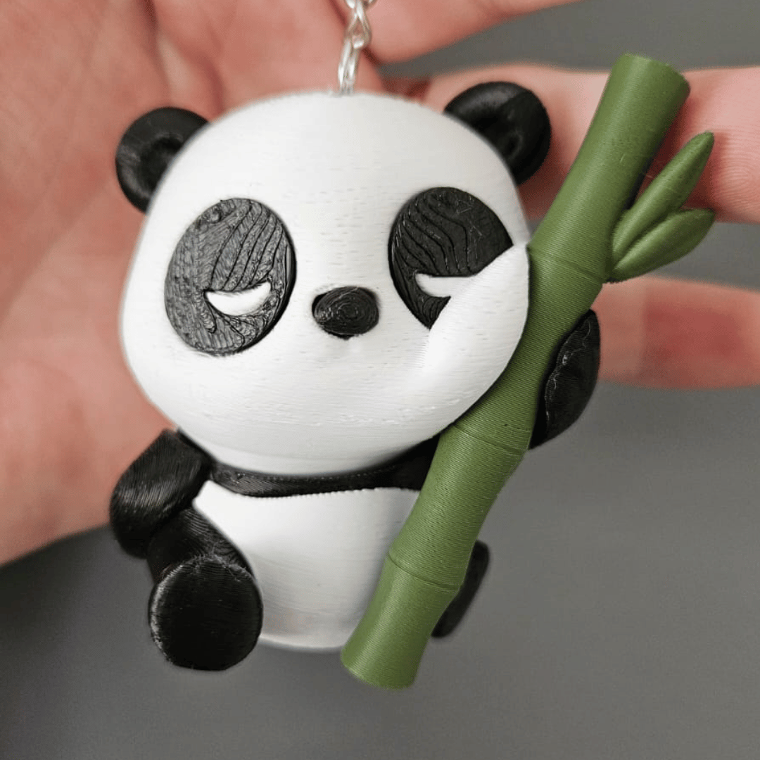Kit Chaveiros Panda Coleção Completa Impresso em 3D | Todos os Modelos - Imagem 6