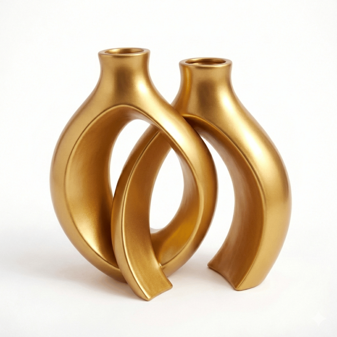 Vaso Decorativo Escultura Moderna – Design Minimalista - Imagem 7