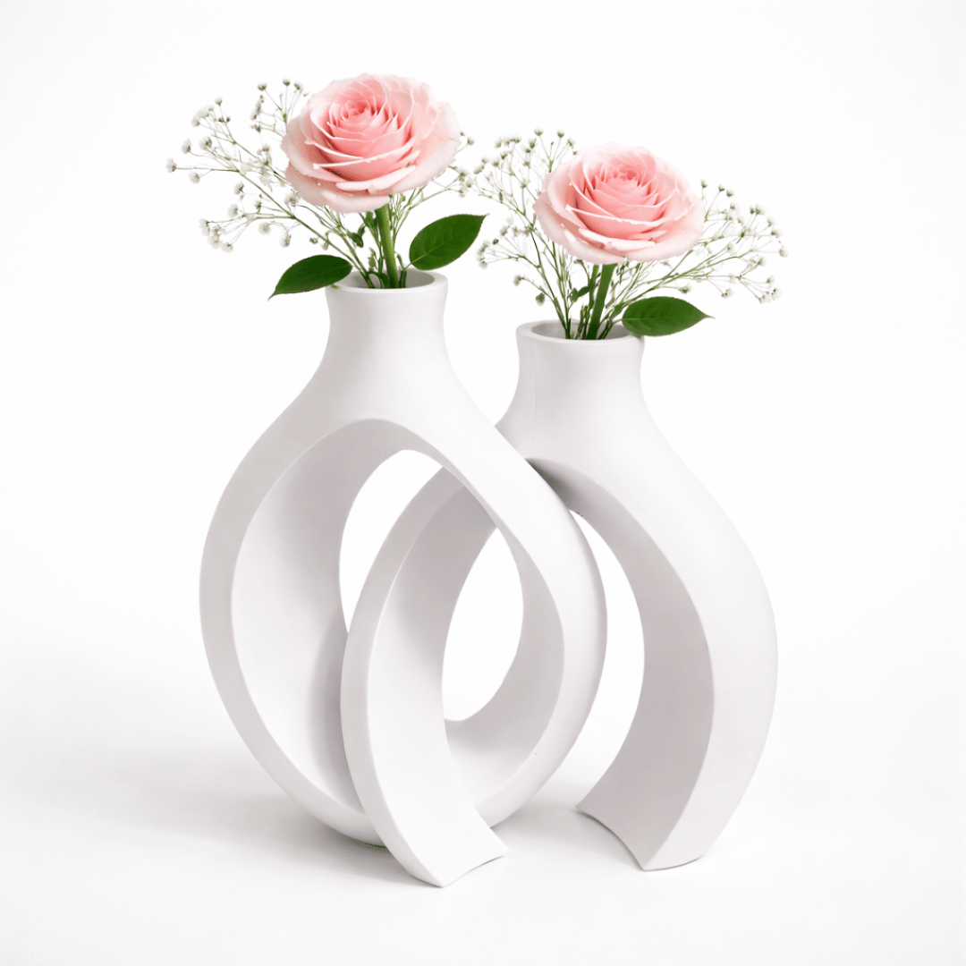 Vaso Decorativo Escultura Moderna – Design Minimalista