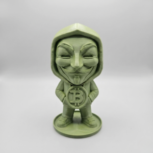 Satoshi Ghost — Mascote Cripto Colecionável 3D Figura exclusiva inspirada no espírito anônimo do mundo cripto