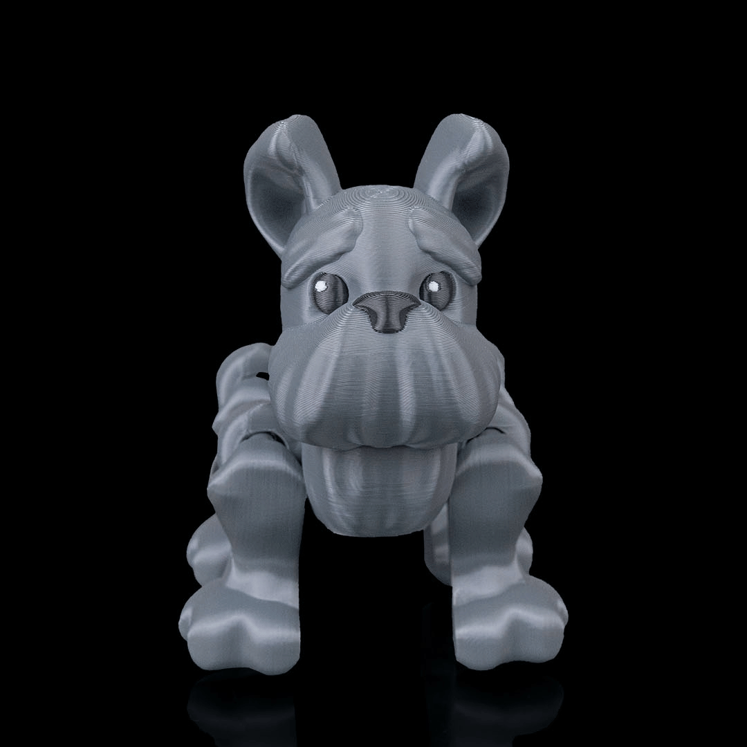 Cachorrinho Articulado Flexível Impresso em 3D | Boneco Fofo Antistress
