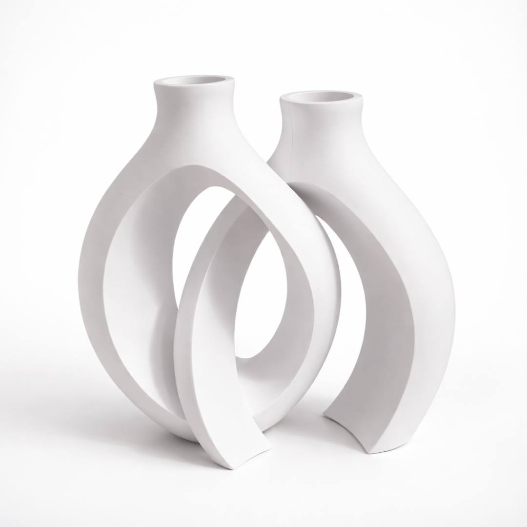 Vaso Decorativo Escultura Moderna – Design Minimalista - Imagem 3